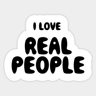 Real People Sticker